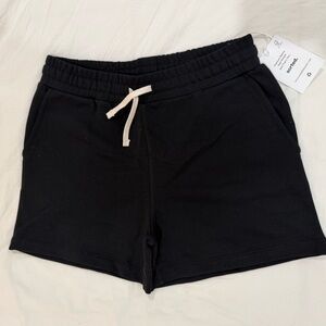 Black Organic Cotton Women's Shorts